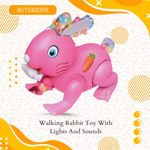 Picture of TZ - Walking Rabbit Toy With Lights And Sounds