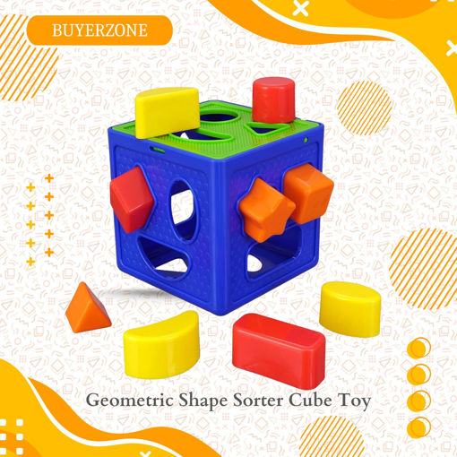 Picture of TZ - Geometric Shape Sorter Cube Toy