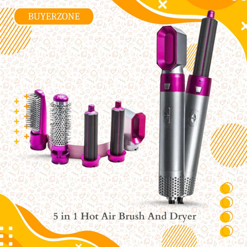 Picture of 5 in 1 Hot Air Brush And Dryer