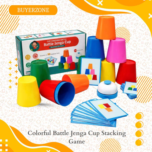 Picture of TZ - Colorful Battle Jenga Cup Stacking Game