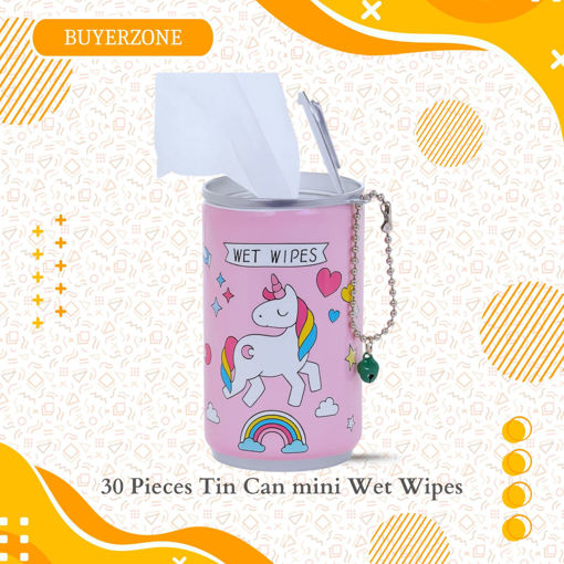 Picture of TZ - 30 Pieces Tin Can Mini Wet Wipes
