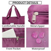 Picture of Foldable Travel Pocket Duffle Bag With Pocket (Wine/Maroon Color)