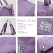 Picture of Foldable Travel Pocket Duffle Bag With Pocket (Purple Color)