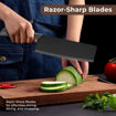 Picture of 3 Piece Kitchen Knife Set (Black)