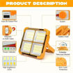 Picture of Solar LED 4 Panel Flood Light