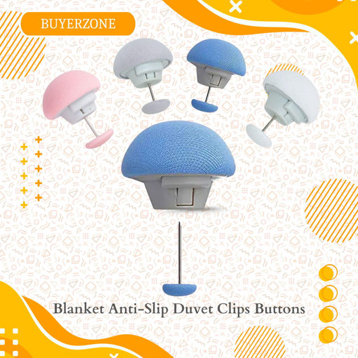Picture of Blanket Anti-Slip Duvet Clips Buttons