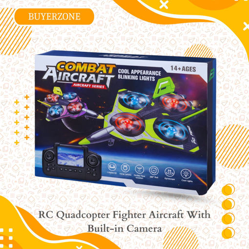 Picture of RC Quadcopter Fighter Aircraft With Built-in Camera