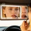 Picture of LED  Car Vanity Mirror And Visor