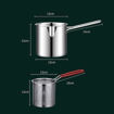 Picture of 1200 ml Stainless Steel Fryer Pot