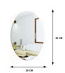 Picture of Oval Mirror Sticker (30*20 cm)
