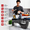 Picture of 3 Slot Knife Sharpener  -  Black
