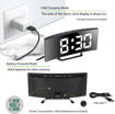 Picture of Curved LED Mirror Clock (GS-5903)