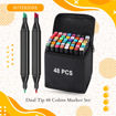 Picture of Dual Tip 48 Colors Marker Set