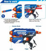 Picture of TZ - Blaze Storm Manual Airsoft Toy Gun With Soft Bullets (10 Bullets)