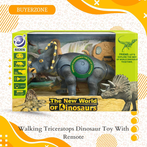 Picture of TZ - Walking Triceratops Dinosaur Toy With Remote
