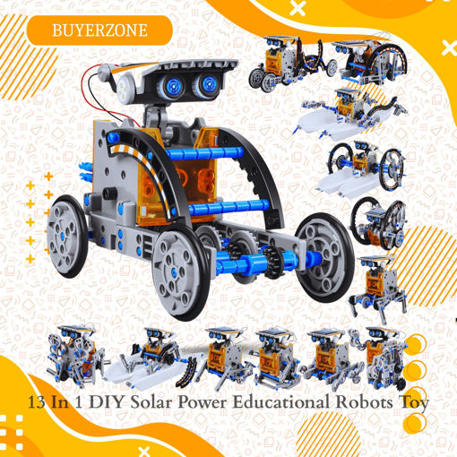 Picture of TZ - 13 In 1 DIY Solar Power Educational Robots Toy