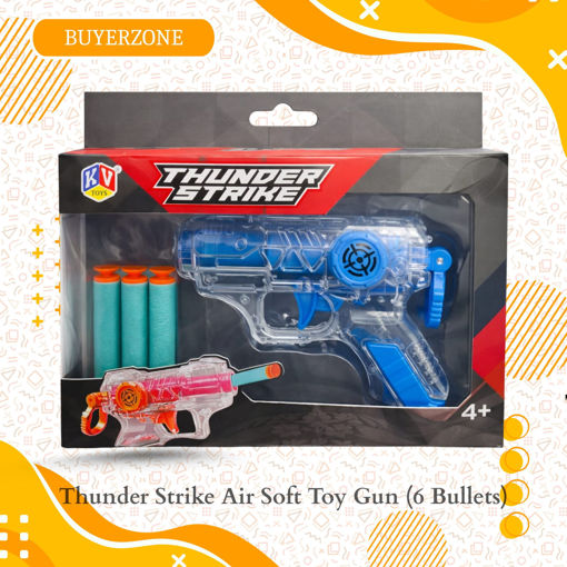 Picture of TZ - Thunder Strike Air Soft Toy Gun (6 Bullets)