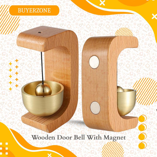Picture of Wooden Door Bell With Magnet