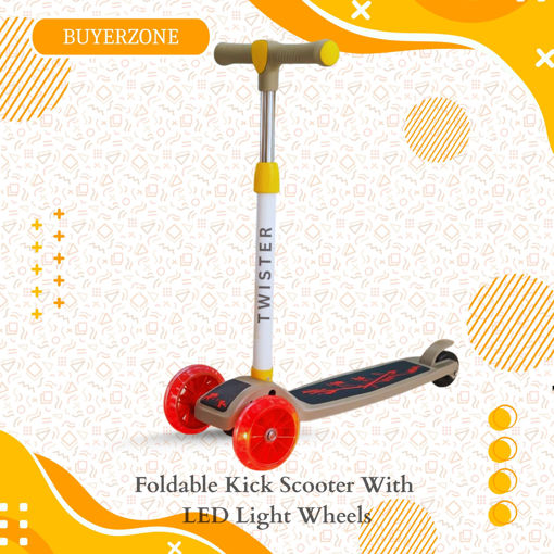 Picture of TZ - Foldable Kick Scooter With LED Light Wheels