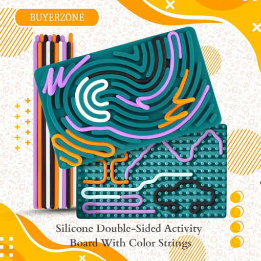 Picture of TZ - Silicone Double-Sided Activity Board With Color Strings