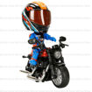 Picture of TZ - Die-Cast Pull Back Motorcycle Toy With Light And Sound Effects