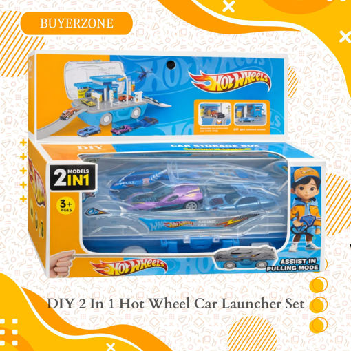 Picture of TZ - DIY 2 In 1 Hot Wheel Car Launcher Set