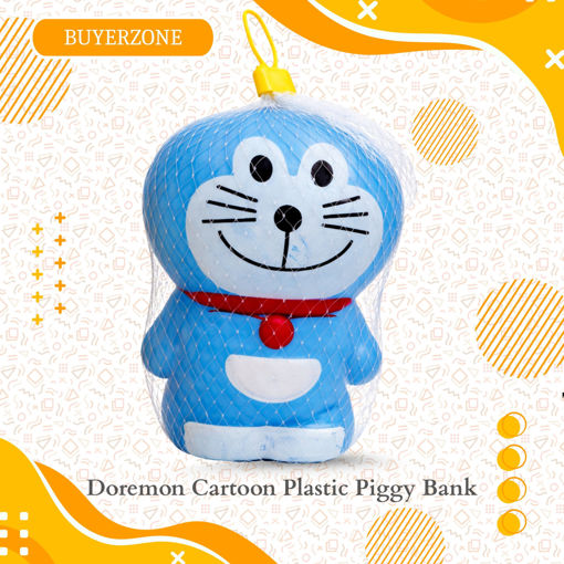 Picture of TZ - Doremon Cartoon Plastic Piggy Bank
