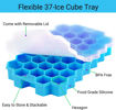 Picture of Silicone Honeycomb Ice Cube Tray With Lid