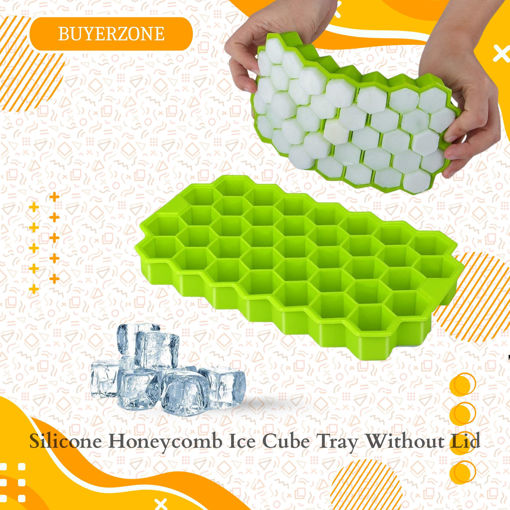 Picture of Silicone Honeycomb Ice Cube Tray Without Lid