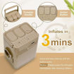 Picture of Double Size Inflatable Air Bed (Built-in Pump) (203*152*40 CM)