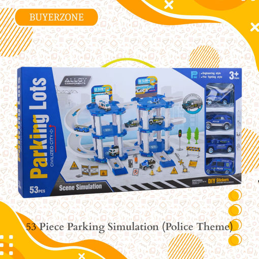 Picture of TZ - 53 Piece Parking Simulation (Police Theme)