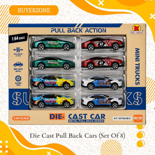 Picture of TZ - Die Cast Pull Back Cars (Set Of 8)