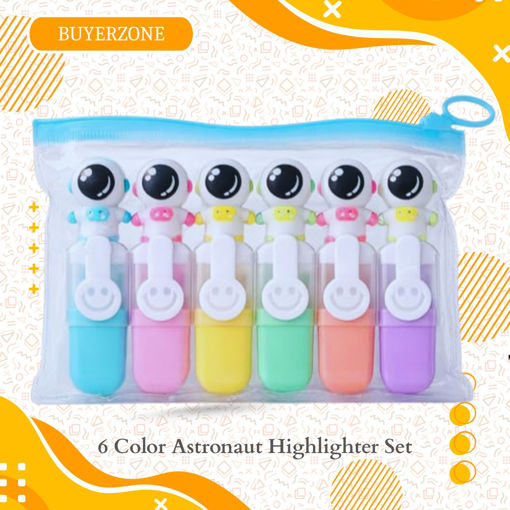 Picture of TZ - 6 Color Astronaut Highlighter Set