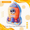 Picture of TZ - Rocket Shape Piggy Bank With Lock