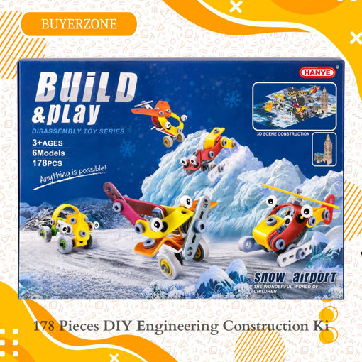 Picture of TZ - 178 Pieces DIY Engineering Construction Kit