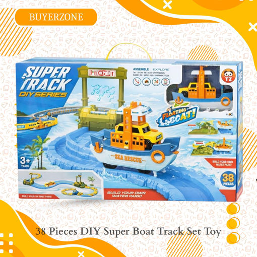 Picture of TZ - 38 Pieces DIY Super Boat Track Set Toy
