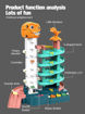 Picture of TZ - DIY 71 Piece Dinosaur Themed Parking Garage