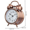 Picture of Twin Bell Table Alarm Clock (Copper)