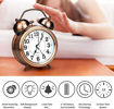 Picture of Twin Bell Table Alarm Clock (Copper)