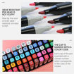 Picture of Dual Tip 60 Colors Marker Set