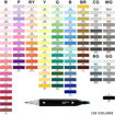 Picture of Dual Tip 120 Colors Marker Set