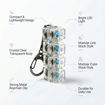 Picture of Mechanical Keyboard Keychain With LED Glow
