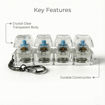 Picture of Mechanical Keyboard Keychain With LED Glow