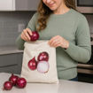 Picture of Reusable Cotton Vegetable Organizer Bags (Set of 10)