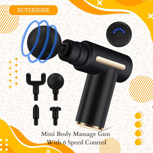 Picture of Mini Body Massage Gun With 6 Speed Control