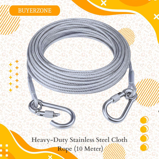 Picture of Heavy-Duty Stainless Steel Cloth Rope (10 Meter)