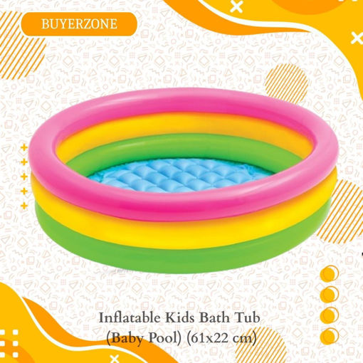 Picture of TZ - Inflatable Kids Bath Tub (Baby Pool) (61x22 cm)