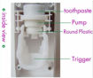 Picture of White Toothpaste Dispenser