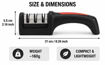 Picture of 3 slot knife sharpener -  Red & Black