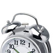 Picture of Twin Bell Table Alarm Clock (Silver)